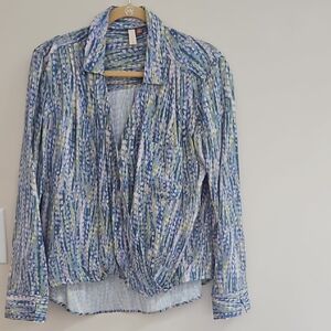 Pilcro Multicolor Striped Blouse